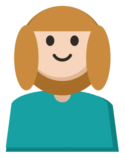 A head and shoulders portrait of a smiling person.
