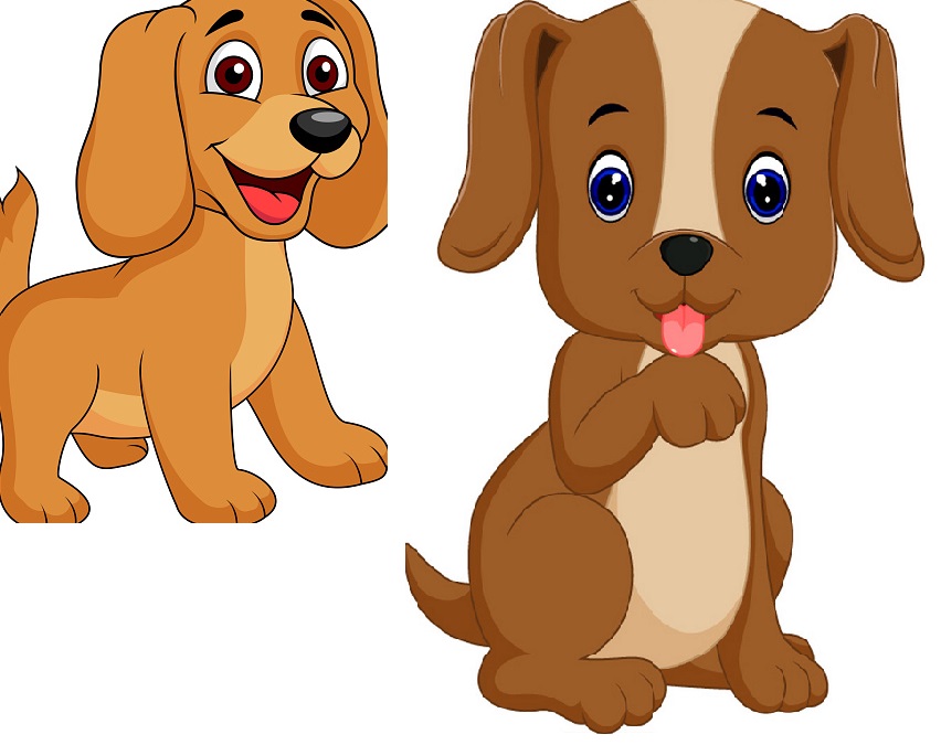 Cute Dogs 533 Cliparts printable PDF