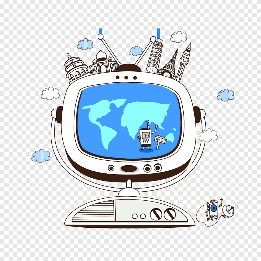 A computer clipart symbolizing future technology.