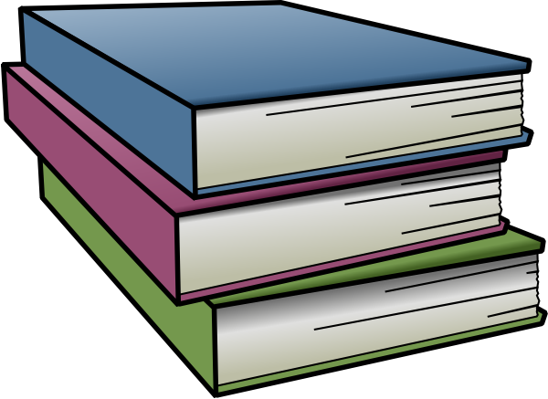 The stacked history textbooks.
 Cliparts printable PDF