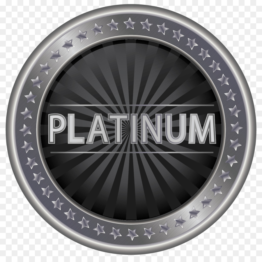 A platinum clipart featuring the word :Platinum: surrounded by stars.