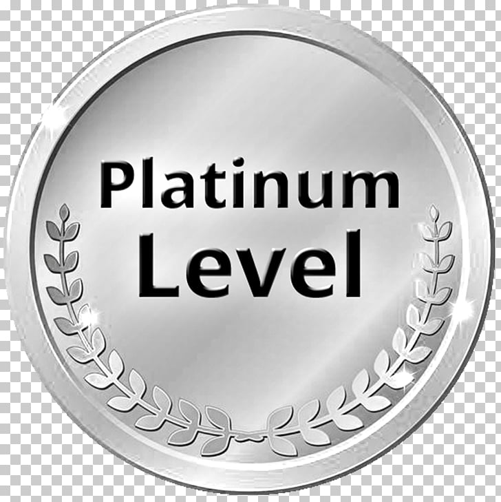  representing the -Platinum Level- with a prestigious design and symbol. Cliparts printable PDF