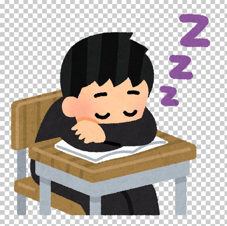 A male student sound asleep while listening to the lesson. Cliparts printable PDF