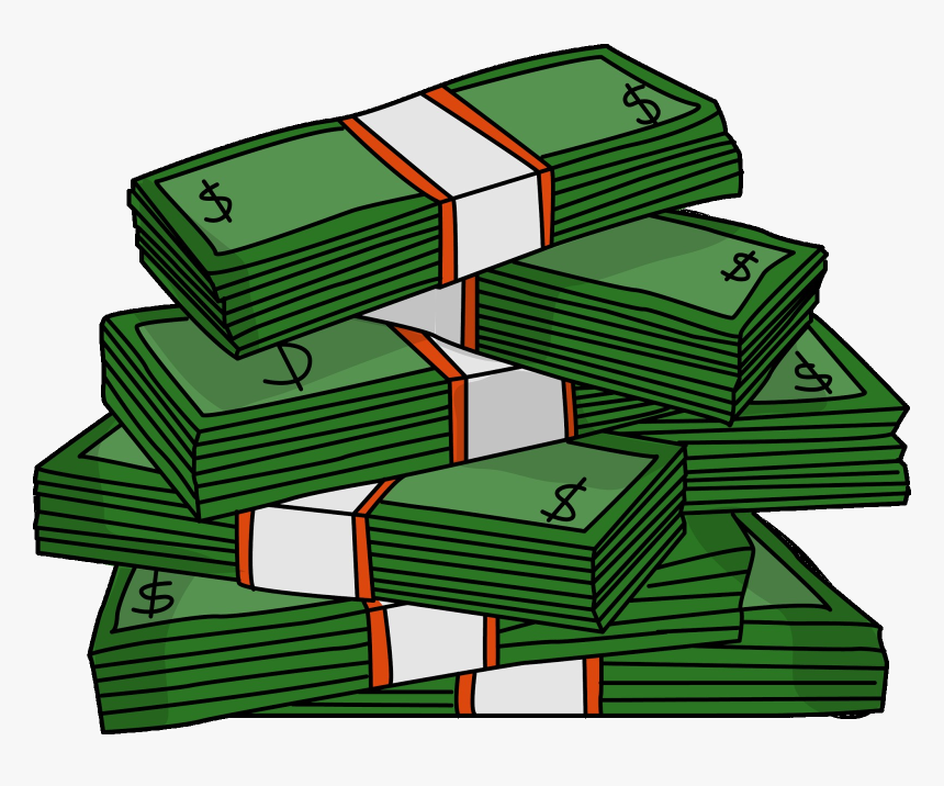 Multiple stacks of dollar bills are presented in the form of . Cliparts printable PDF