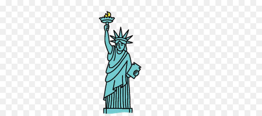  of a miniature Statue of Liberty. Cliparts printable PDF