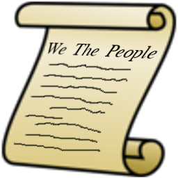  featuring the text We the People from the Constitution. Cliparts printable PDF