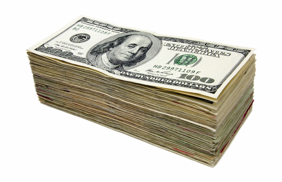 A wad of real multiple dollar bills. Cliparts printable PDF